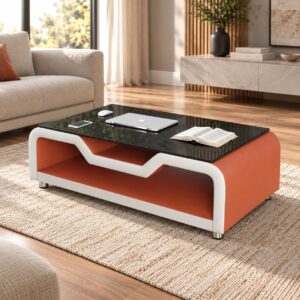 Enchanted T184 Orange & White